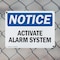 Signmission Activate Alarm System OSHA Notice Sign, Plastic, 10in W x 7in L, 2PK OS-2PACK-NS-P-710-L-15202 - alternate 5